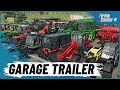 Machines of Farming Simulator 22: Watch the new Garage Trailer!