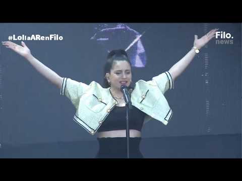ROSALÍA QUE NO SALGA LA LUNA LOLLAPALOOZA ARGENTINA 2019 HD