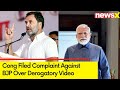 Cong Filed Complaint Against BJP On Sharing Derogatory Video | EC Orders to X To Take Down Post