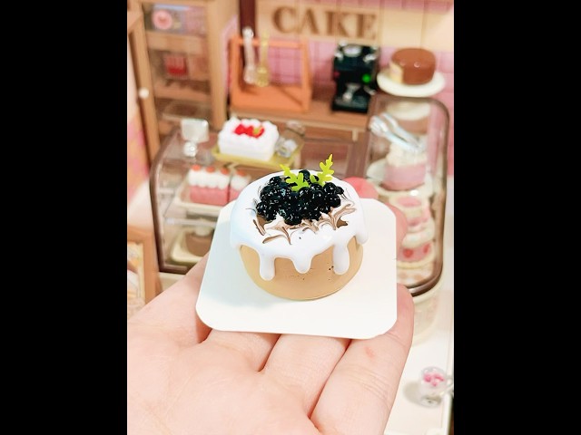 ✨🎂✨Miniature Dessert Magic ✨🎂 | Boba Cake with Lava Filling!