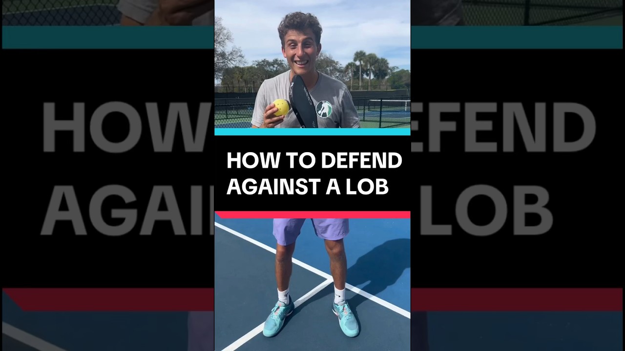 Do THIS when you get lobbed! #pickleball #pickleballtips #shorts