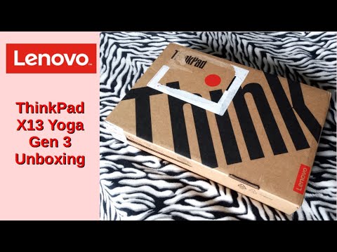 video Lenovo ThinkPad X13 Yoga Gen 3