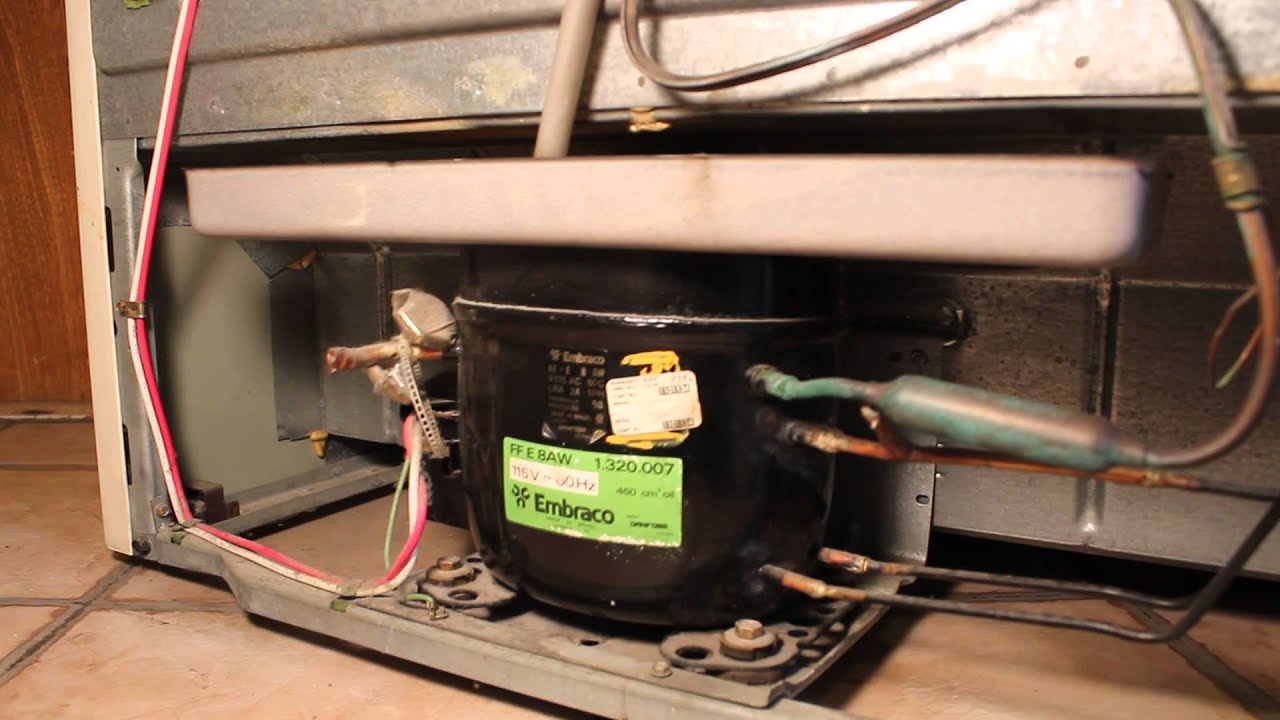 Noisy Rattling Refrigerator Compressor - YouTube start relay wiring 