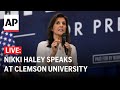 LIVE: Nikki Haley says shes not dropping out of 2024 election