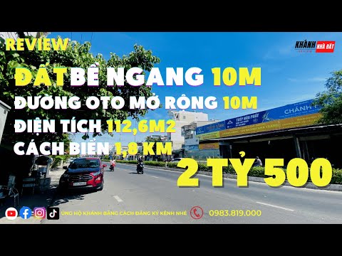 Đất sát đường 2/4, ngang 10m - Vĩnh Hoà, Nha Trang (DT 67.3m2 - giá 2,5 tỷ)