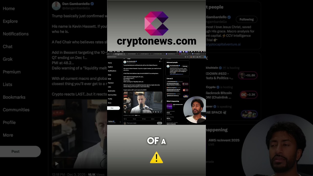 Trump Hints Fed Chair: Crypto Rally Incoming! shorts