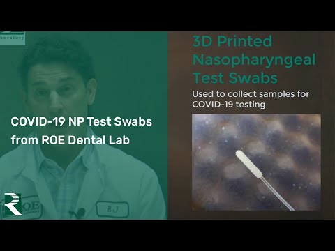 BJ Kowalski discusses ROE's 3d printed Nasopharyngeal test swabs