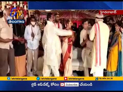 CM KCR attends MLC Goreti Venkanna daughter’s wedding in Hyd