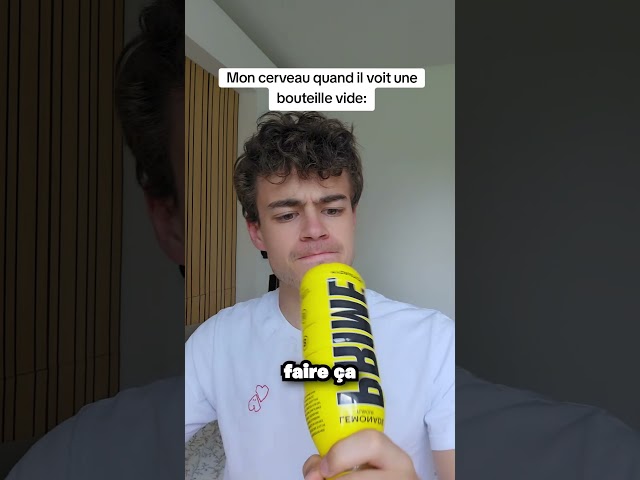 Mon cerveau devant une bouteille vide 😂🧠