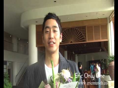 Shinhwa Eric Mun English message to Thai Fans