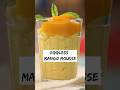 Eggless Mango Mousse.. simple dessert for this season #shorts #mangoliciousrecipes