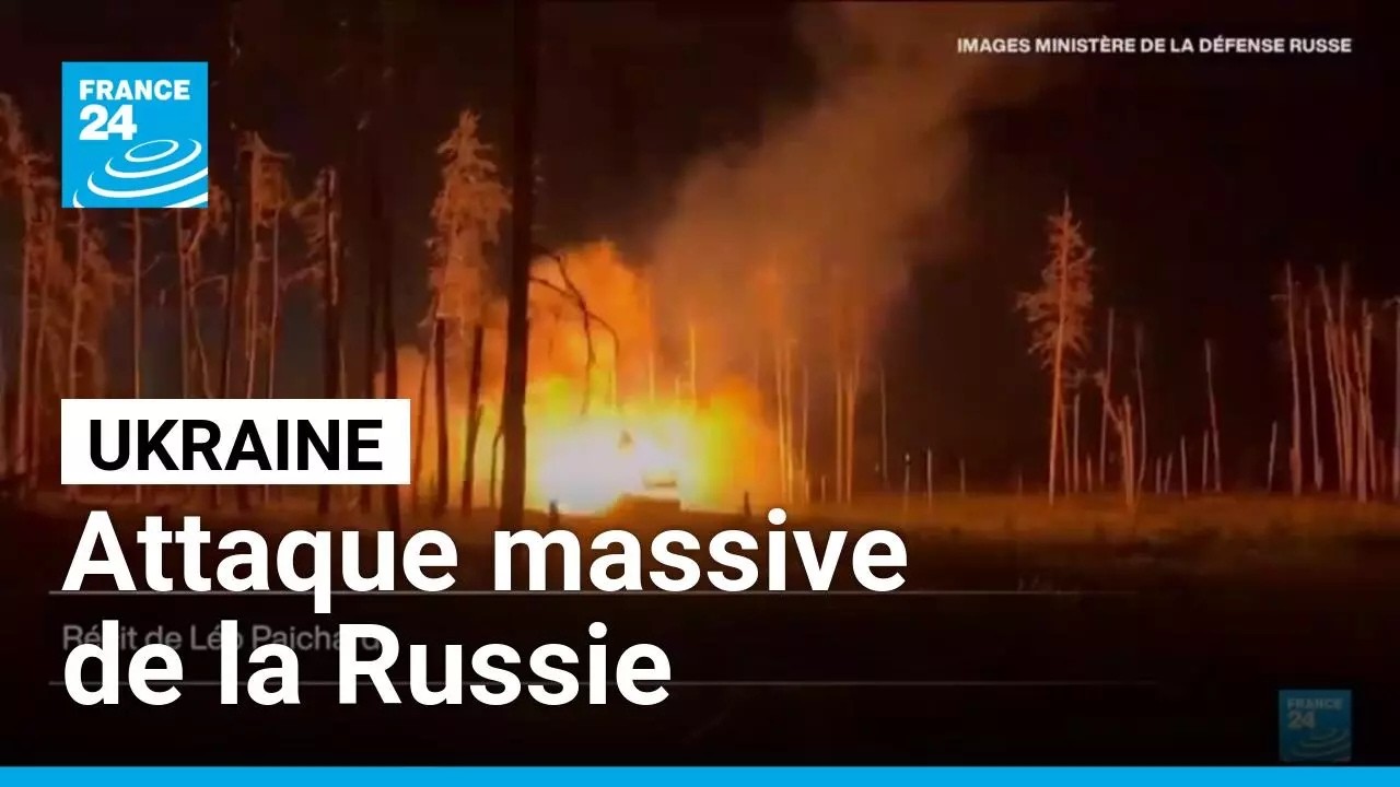 73 missiles russes lancés dans une attaque massive en Ukraine • FRANCE 24
