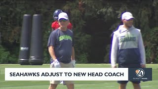 Seahawks adjust to new head coach