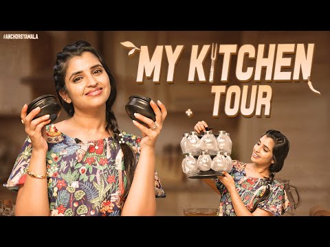 Anchor Syamala’s kitchen tour, unboxing of new items Anchor Syamala’s kitchen tour, unboxing of new items