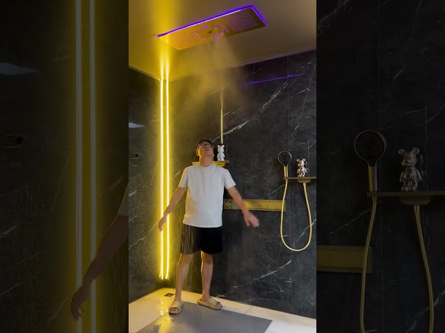 Luxury Rainfall LED Color-Changing Shower Set ( # 2350 )1️⃣ Product Link in Bio