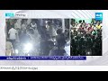Huge Public Crowd at CM YS Jagan Road Show At Visakhapatnam | Memantha Siddham @SakshiTV - 13:47 min - News - Video