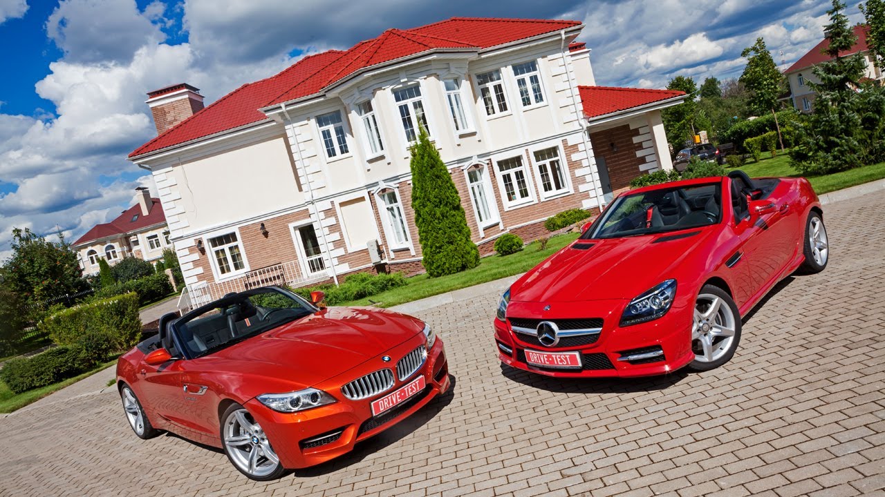 Mercedes slk vs bmw z4 youtube #5