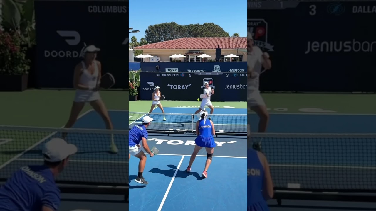 Is this a DOUBLE Erne? 🤔......🎥: @MajorLeaguePickleball #shorts #mlp #erne #franklinpickleball