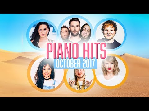 Piano Hits Pop Songs October 2017 : Over 1 hour of Billboard hits - music for classroom ,studying