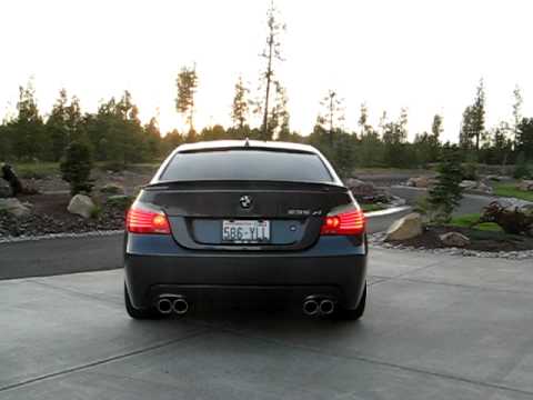 Bmw e60 535i quad exhaust