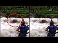 Watch: Villagers rescue cow from flood water