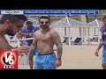 Indian Cricket Team Enjoying Beach Volleyball In West Indies