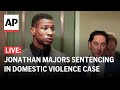 LIVE: Outside court as Jonathan Majors appears for sentencing in domestic violence case
