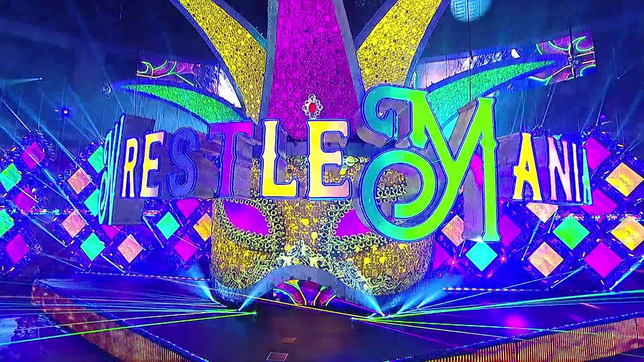 Video: Time-Lapse Of The WrestleMania 34 Stage Being Constructed ...