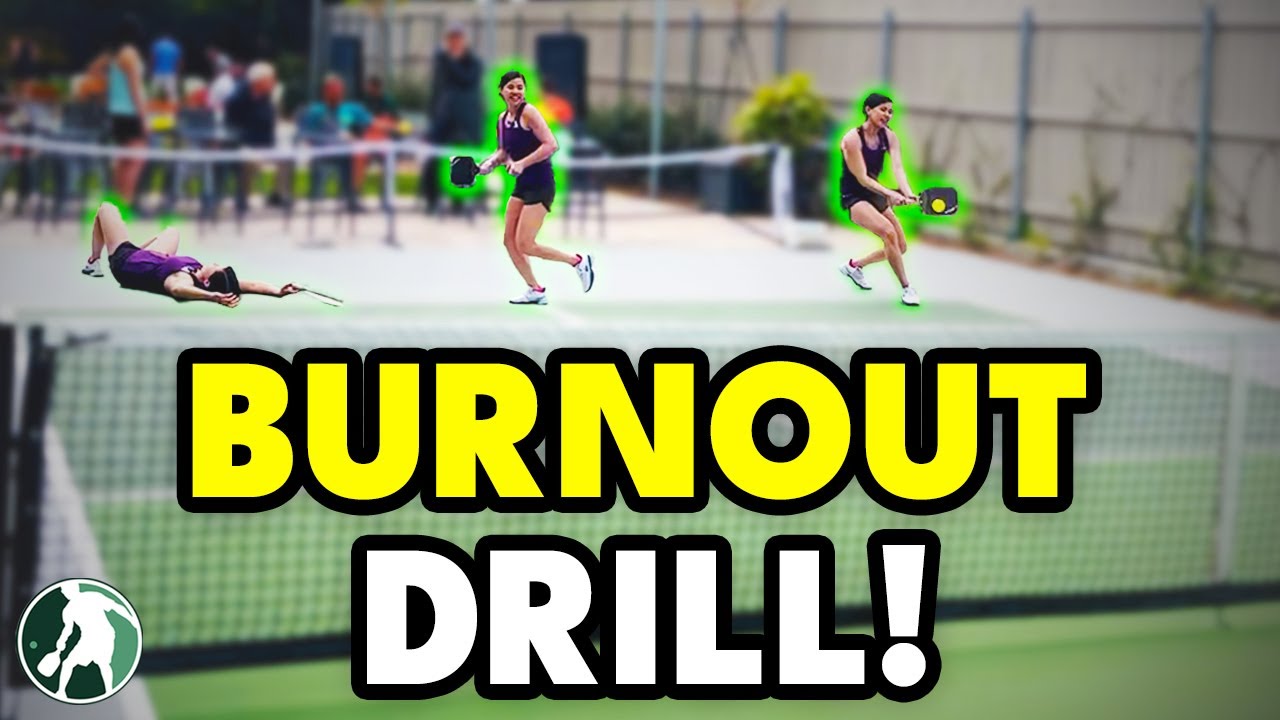 This Pickleball Drop Shot Burnout Drill is INSANE