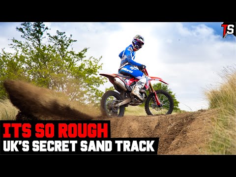 RIDING MY CRF450 AT AN EPIC UK SAND TRACK!