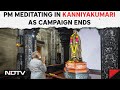 PM In Kanniyakumari | Campaigning Ends, PM Meditates At Vivekananda Rock Memorial In Kanniyakumari