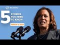 VP Harris to meet Israeli war cabinet official Benny Gantz — Five stories you need to know | Reuters