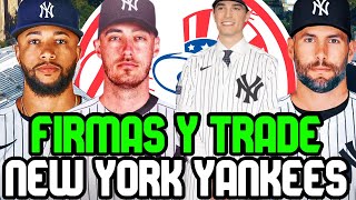 TODAS las FIRMAS y TRADE de NEW YORK YANKEES al MOMENTO en AGENCIA LIBRE MLB BELLY, FRIED, WILLIAMS