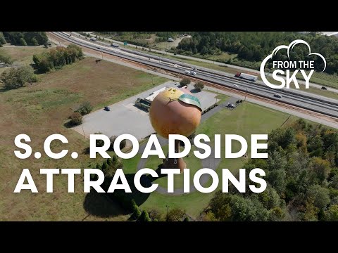screenshot of youtube video titled From The Sky | Roadside Attractions