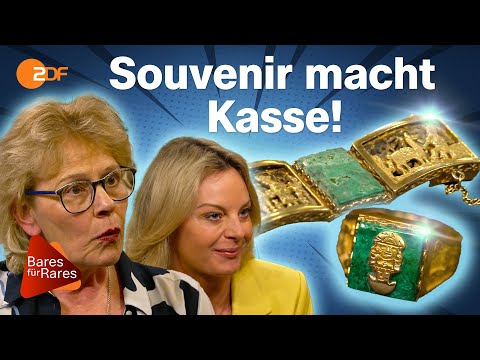 Gold aus den Anden: Schmuckset aus Peru treibt Summen auf den Gipfel | Bares für Rares