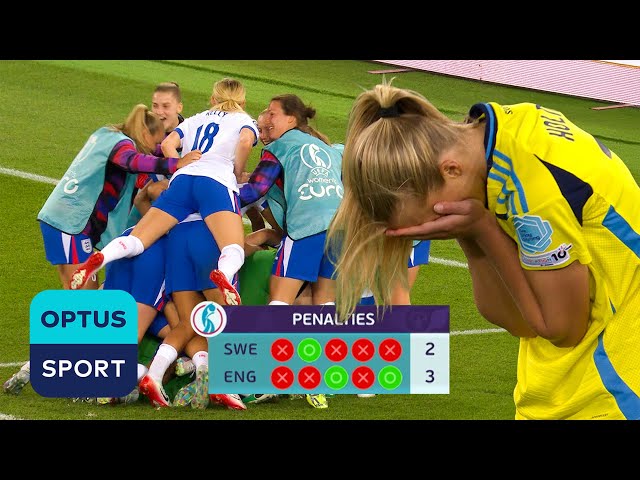 FULL SHOOTOUT: England and Sweden go head to head in CHAOTIC shootout