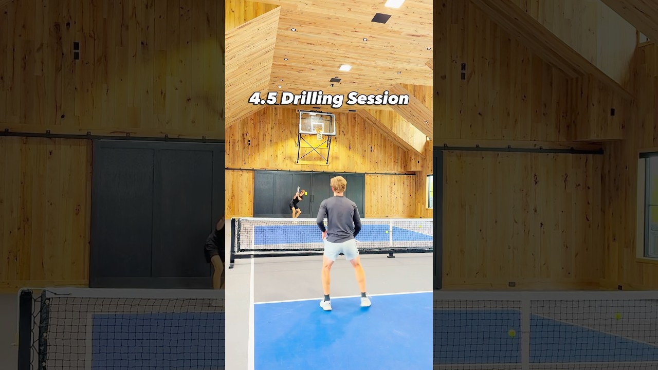 One minute pickleball drill sesh ⏱️