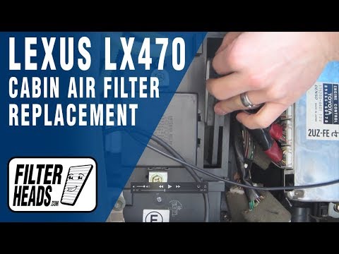 LEXUS LX470 - Cabin Air Filter Replacement