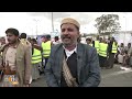 Yemen : Massive Pro-Palestinian Rally in Yemen Amid U.S. Strikes | News9  - 02:19 min - News - Video