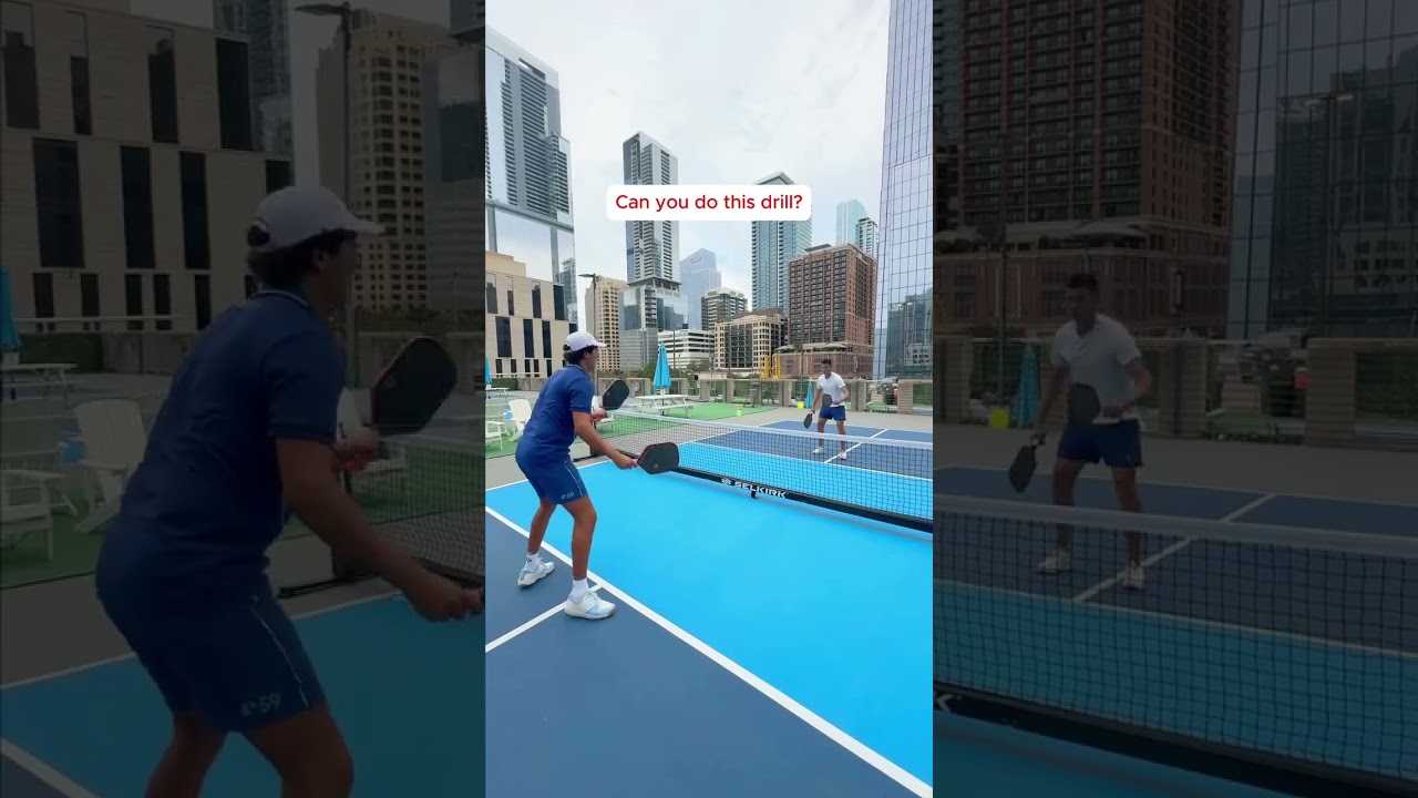 Can you do this drill? #pickleball #pickleballislife #pickleballaddict #pickleballrocks