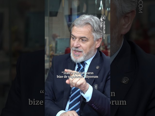 Mehmet Altınöz: İran'a yapılan yarın Türkiye'ye de yapılacak