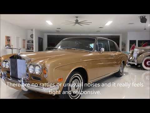 video 1972 Rolls-Royce Corniche FHC