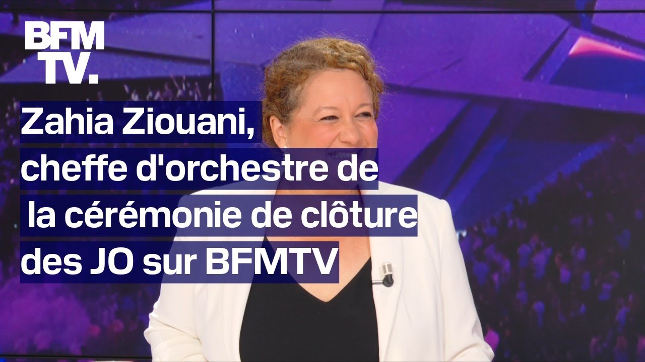 "C'était un moment magique", confie la cheffe d'orchestre de la cérémonie de clôture des JO