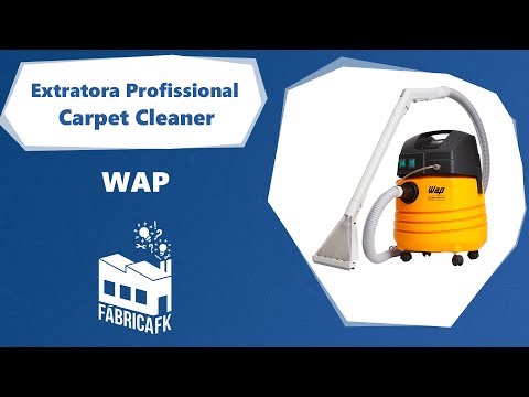 Extratora de Sujeira Carpet Cleaner 25L 1600W 127V Wap - Vídeo explicativo