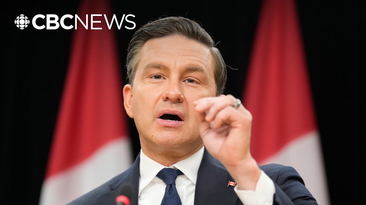 Poilievre holds news conference in Moncton