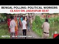 Jadavpur Voter Clash | Violence During Final Phase Voting In Bengal, Cops Seen Chasing Crowd