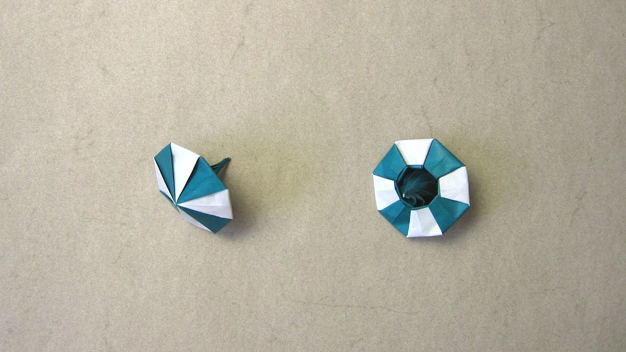 Origami Instructions Spinning Top (Manpei Arai) YouTube