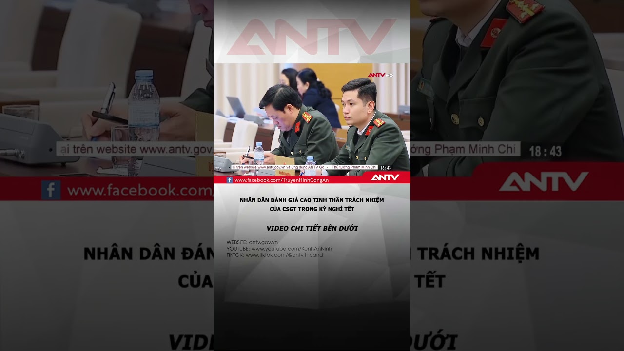 Nhân dân đánh giá cao tinh thần trách nhiệm của CSGT trong kỳ nghỉ Tết #antv #shorts #tintuc #csgt