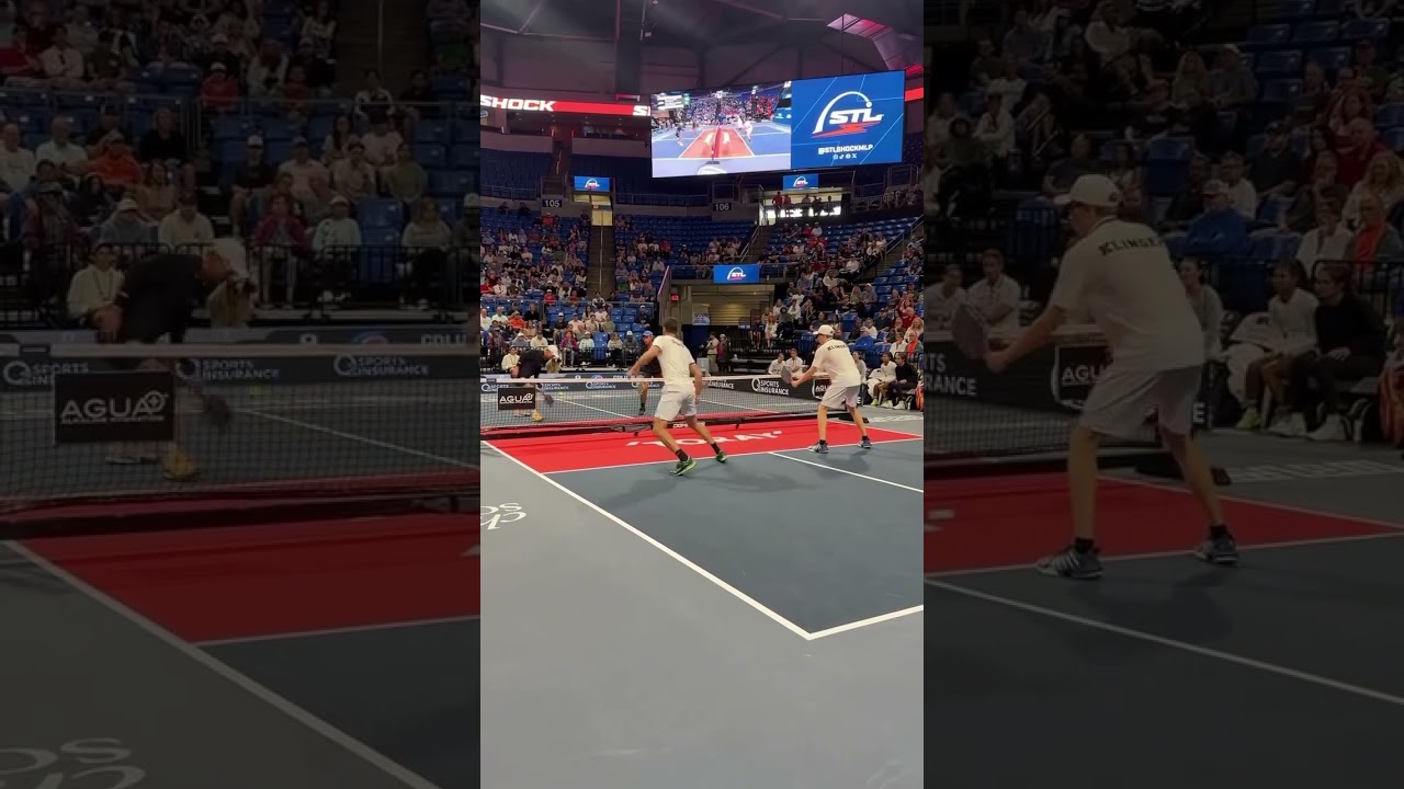 Patiently waiting for the opportunity to strike ⚡️🎥: @MajorLeaguePickleball #shorts #pickleball