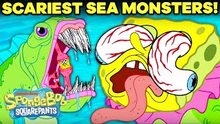 SpongeBob's Scariest Sea Monsters 😈👻🍍SpongeBob SquarePants